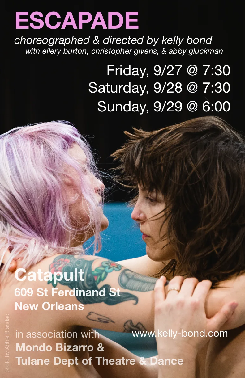 Escapade performance poster