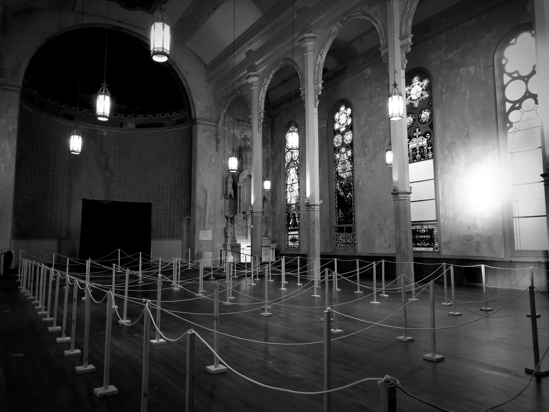 Construction of the Queue installation